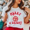Simply Sage Market Women's Merry and Bright Disco Ball Short Sleeve Graphic Tee - 2 of 4