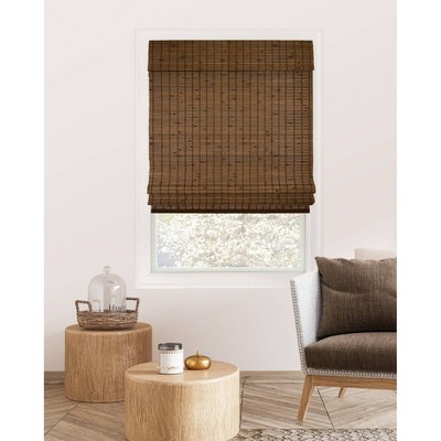 Chicology Light Filtering Bamboo Roman Shade