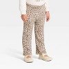 Toddler Girls' 2pc Hello Kitty Animal Print 2pc Fleece Hooded Sweatshirt & Pants Set  - Off-White - 4 of 4