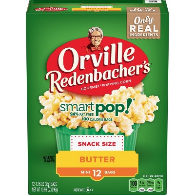 Orville Redenbacher's Smart Pop! Butter Popcorn Snack Size Bag - 13.96oz - 12ct