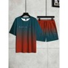 TIME HOLLOW Letter Print T-Shirt & Drawstring Shorts Set - Casual Duo - 3 of 3