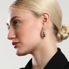 SOHI Women's Champayne Gold The Medium Shell Stud Earrings - 3 of 4