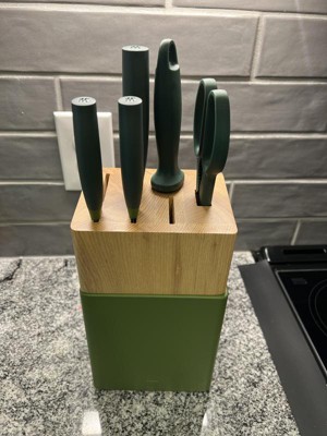 ZWILLING Now S Knife Block Set, 6-pc, Lime Green