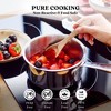 Alva Maestro 2 Qt. Stainless Steel Saucepan with Lid, Pouring Spouts, Non-Toxic PFAS Free, Compatible with All Stovetops, Oven & Induction Safe - 4 of 4