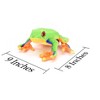 Collectible Wildlife Gifts | Frog, Red Eye Tree Frog, Stuffed Animal, Educational, Plush Realistic Figure, Lifelike Model, Replica, Gift, 9 - 2 of 4