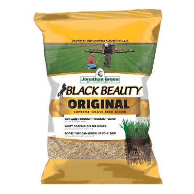 Jonathan Green 10317 Drought Tolerant Black Beauty Original Grass Seed Mix for Partial Shade Clay Soil Covers Up To 4,500 Square Feet, 15 Pounds