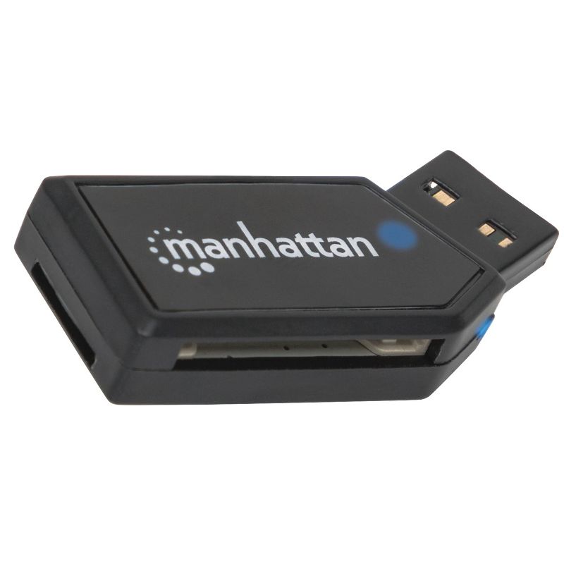 Manhattan® Mini USB 2.0 Multi-Card Reader/Writer, 1 of 8