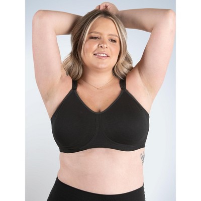 Leading Lady The Carole - Cool Fit Underwire Nursing Bra in Black, Size: 40C