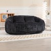 NicBex 59 Inch Loveseat,Modern Chenille Fabric Loveseat Sofa with 2 Back Pillows,Bean Bag Chair Couch for Living Room - 2 of 4