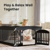 Musment Dog Playpen Safe & Secure Indoor/Outdoor Pet Fence | Folding & Portable | Ideal for Small to Medium Dogs | Easy to Clean - 4 of 4
