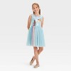 Zenzi Girls' Sleeveless Unicorn Tulle Dress - Blue - 3 of 3