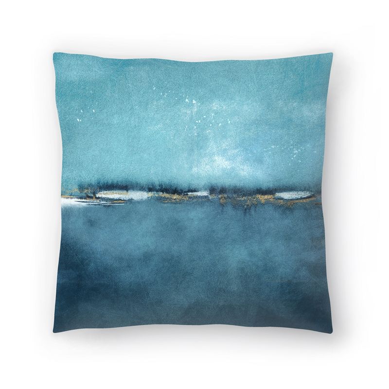Americanflat Neutral Modern Coastal Throw Pillow By Pi Creative Art, 1 of 5