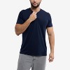 X RAY Men's Basic Henley Neck Short Sleeve T-Shirt - 4 of 4
