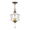 Livex Lighting Chesterfield 3 - Light Pendant in  Hand Applied Venetian Golden Bronze - 3 of 4