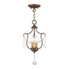 Livex Lighting Chesterfield 3 - Light Pendant in  Hand Applied Venetian Golden Bronze - image 3 of 4