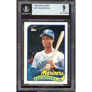 Ken Griffey Jr. Rookie Card 1989 Topps Traded #41t BGS 9 - 1 of 2