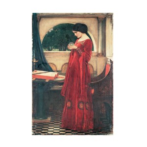 Trademark Fine Art -John William Waterhouse 'The Crystal Ball' Canvas Art - 1 of 4