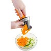 Cuisipro Dual Blade Spiral Cutter Set, 2-Piece, Compact Vegetable Spiralizer for Julienne Spirals and Ribbons - 2 of 3