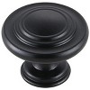 Elegant Lighting Minu 1.3Inch Diameter Matte Black Mushroom Knob Multipack (Set of 10) - 4 of 4