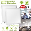 Angel Sar 2x2FT LED Panel Light, 48W 5800LM 7000K Ceiling Lighting, 150W Equivalent Recessed Edge-Lit Troffer for Office and Home, T-Grid Mount - 2 of 4