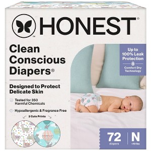 The Honest Company Clean Conscious Disposable Diapers - (Select Size and Pattern) - 1 of 4