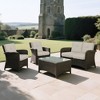 PAGED 2-piece Set Outdoor Chair Cushions,44 x 22 inch,Tufted Patio Furniture Cushions with Waterproof and Fade-Resistant - 2 of 4