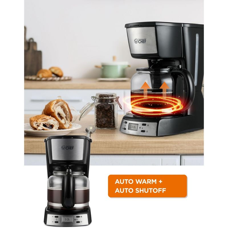 COMMERCIAL CHEF Cup Coffee Maker, 6 of 9