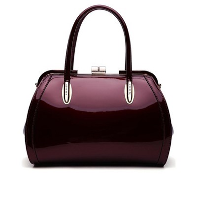 MKF Collection Marlene Women's Patent Satchel Handbag by Mia K