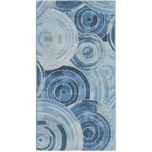 Unique Loom    Outdoor Modern Rippling Area Rug - 1 of 4