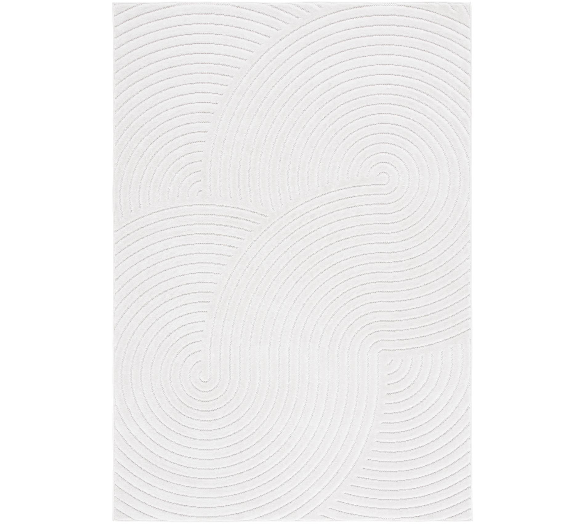 Selena SLE680 Power Loomed Indoor Area Rug - Ivory - 4'x6' - Safavieh