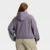 Women's Mama Floral Graphic Hoodie Sweatshirt - Gray - 2 of 3