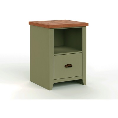 NicBex 1 Drawer File Cabinet with 1 Open Shelf,Office Cabinet with Hardware Handle Design,Modern Storage Cabinet,Filing Cabinets for Home Office
