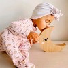 Bellabu Bear Baby Milk and Cookies Pink Bamboo Convertible Footie - 3 of 4