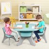 Infans Children Kids Activity Table & Chair Set Play Furniture W/Storage Outdoor/Indoor - 3 of 4