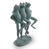 SPI Home Dancing Frog Trio Sculpture – 18.5" Tall Cast Aluminum Garden Accent, Whimsical Outdoor Statue in Antique Bronze Finish - 2 of 4