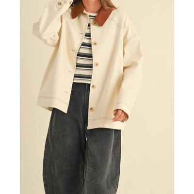 Women's Corduroy Dreams Barn Jacket - MIOU MUSE