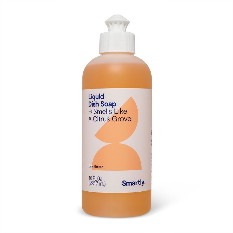 Citrus Scented Liquid Dish Soap - 10oz - Smartly&#8482;, 1 of 2
