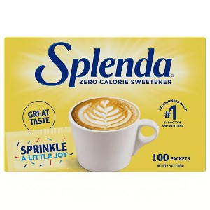 Splenda Zero Calorie Sweetener, Sugar Substitute Packets - 100CT (Pack of 2) - 1 of 4
