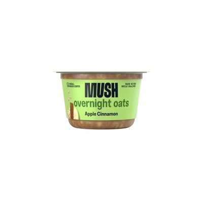 MUSH Apple Cinnamon Ready to Eat Gluten Free Vegan Oats - 5oz