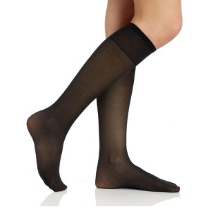 Berkshire 3 Pair Pack Sheer Support Knee High with Sandalfoot Toe - 6526 - 1 of 1
