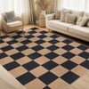 Modern Easy Jute Rug Washable Rug with Non Slip TPR Backing - 4 of 4