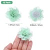 Unique Bargains Mesh Fabric Full Chiffon Flowers for DIY 12 Pcs - 3 of 4