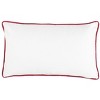 Holly Jolly Pillow - Ivory/Red - 12"X20" - Safavieh - 3 of 3