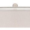 Possini Euro Design Modern Table Lamp with Dimmer 30 1/2" Tall Mercury Glass Chrome Double Drum Shade for Bedroom Living Room Home - 3 of 4