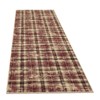 All-Polyester Pearl Velvet Cotton TPR Washable Foldable Back Printed Carpet - Irregular Checkered Design, Easy to Clean - 2 of 4