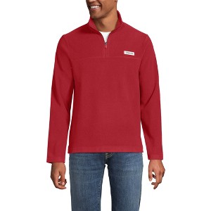 Lands' End Men's Anyweather Fleece Quarter Zip Pullover - 1 of 3