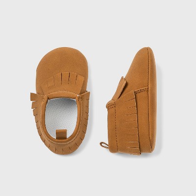 Baby Girls' Moccasin Crib Shoes - Cat & Jack™