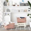 Design Imports Set of 2 Rectangle L 10.5 x 17.5 x 10 Pe Coated Cotton Poly Laundry Bins Stripe Cinnamon - 4 of 4