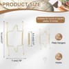 Unique Bargains Stainless Steel Invisible Wall U-shaped Plate Hangers with Traceless Nail 3 Pcs - 2 of 4