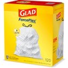 Glad ForceFlex Tall Kitchen Drawstring Trash Bags - Unscented - 13 Gallon - image 4 of 4